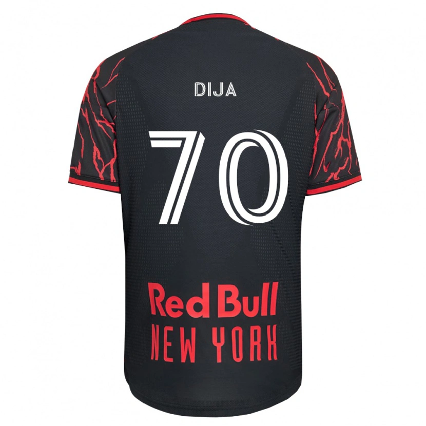 Danxen Homme Maillot Dija #70 Rouge Noir Blanc Tenues Domicile 2026/27 T-Shirt