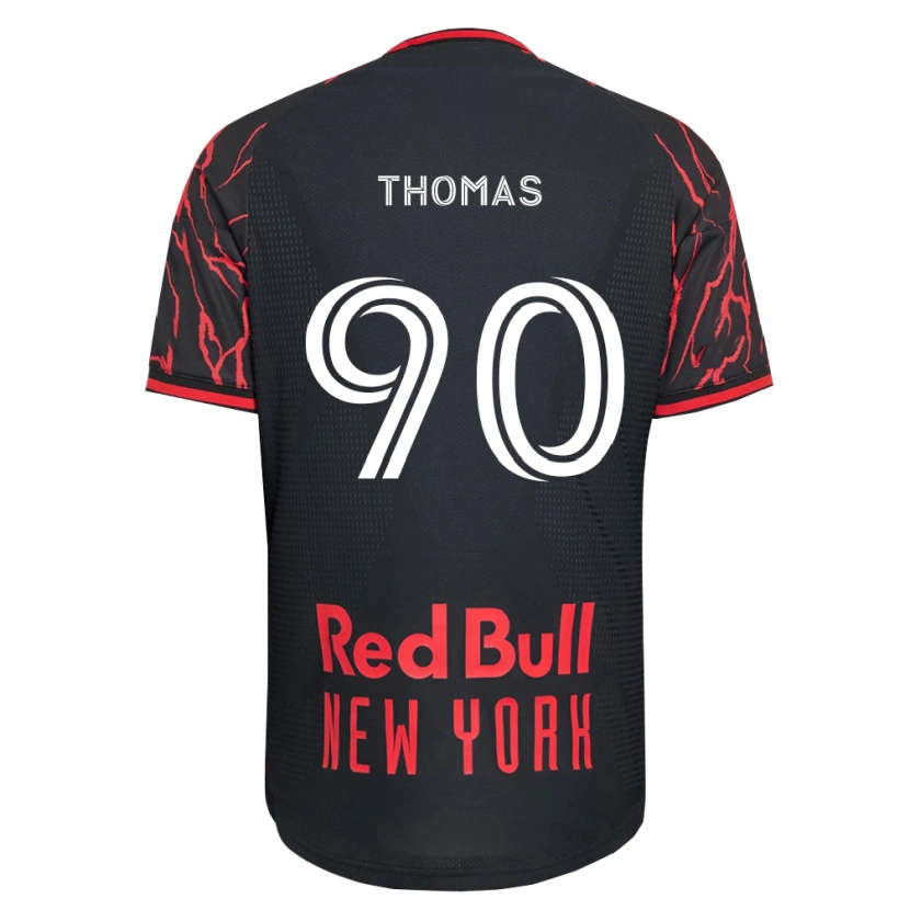 Danxen Homme Maillot Oladayo Thomas #90 Rouge Noir Blanc Tenues Domicile 2026/27 T-Shirt