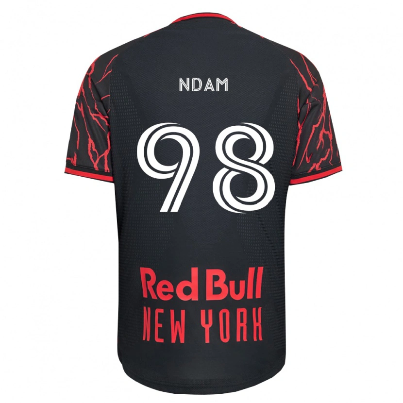 Danxen Homme Maillot Hassan Ndam #98 Rouge Noir Blanc Tenues Domicile 2026/27 T-Shirt