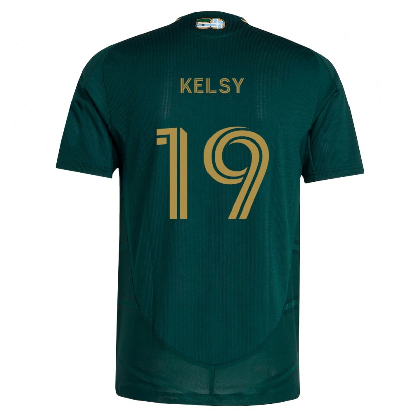 Danxen Homme Maillot Kevin Kelsy #19 Vert Foncé Marron Tenues Domicile 2026/27 T-Shirt