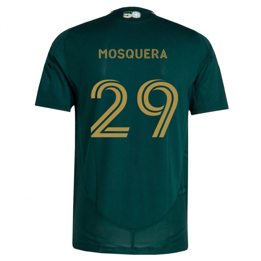 Danxen Homme Maillot Juan Mosquera #29 Vert Foncé Marron Tenues Domicile 2026/27 T-Shirt