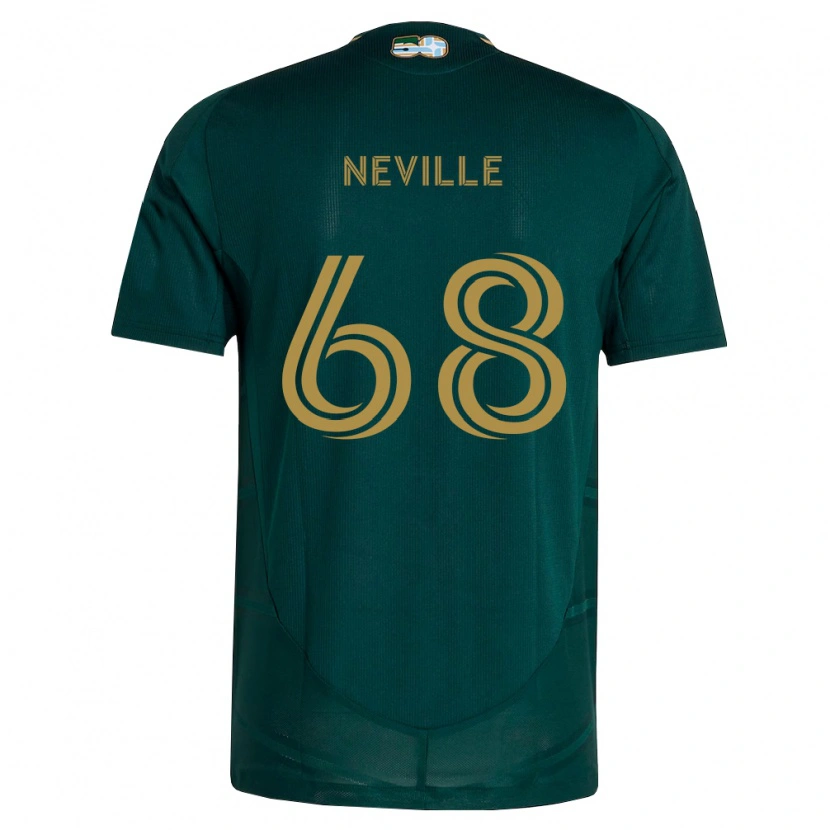 Danxen Homme Maillot Harvey Neville #68 Vert Foncé Marron Tenues Domicile 2026/27 T-Shirt