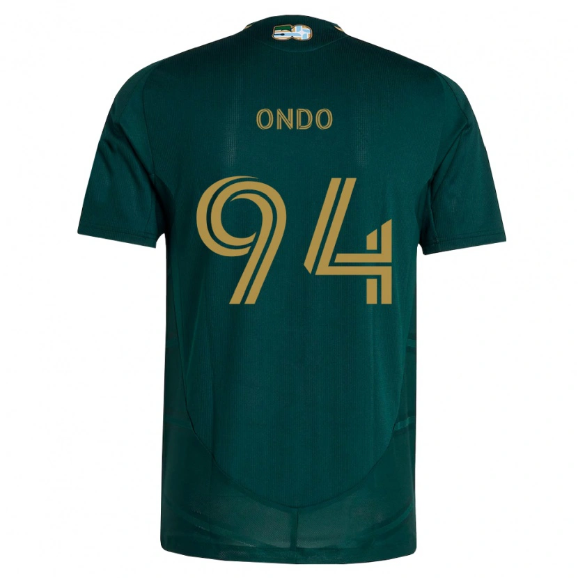 Danxen Homme Maillot Charles Ondo #94 Vert Foncé Marron Tenues Domicile 2026/27 T-Shirt