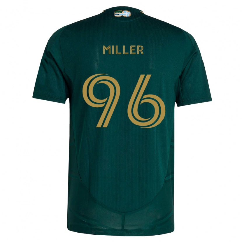 Danxen Homme Maillot Carver Miller #96 Vert Foncé Marron Tenues Domicile 2026/27 T-Shirt