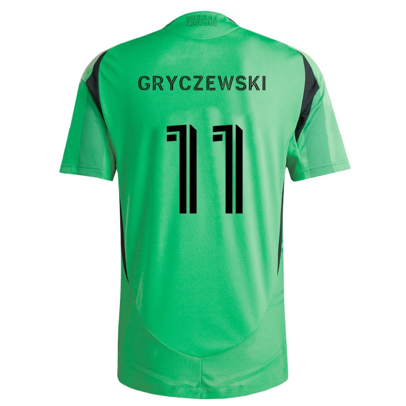 Danxen Homme Maillot Patrick Gryczewski #11 Vert Émeraude Noir Tenues Domicile 2026/27 T-Shirt