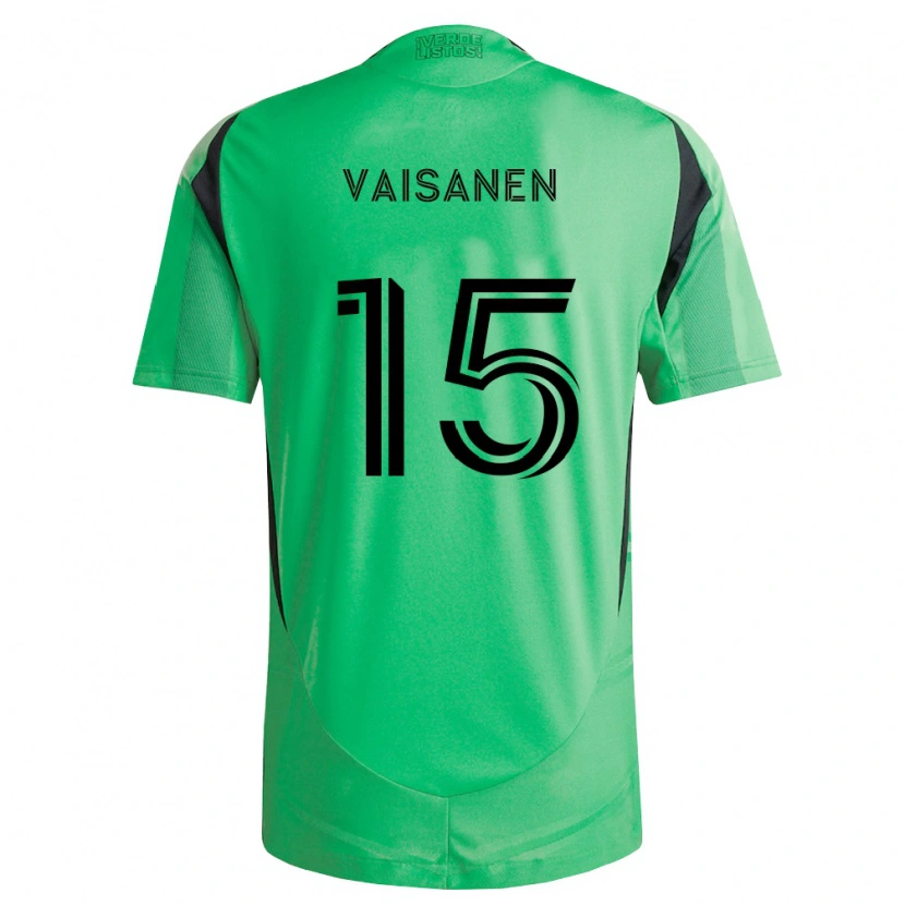 Danxen Homme Maillot Leo Väisänen #15 Vert Émeraude Noir Tenues Domicile 2026/27 T-Shirt
