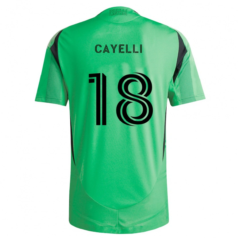 Danxen Homme Maillot Patrick Cayelli #18 Vert Émeraude Noir Tenues Domicile 2026/27 T-Shirt