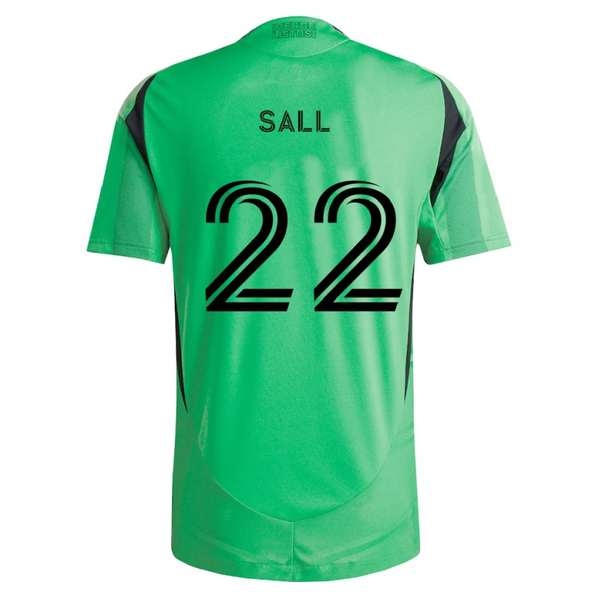 Danxen Homme Maillot Ibrahima Sall #22 Vert Émeraude Noir Tenues Domicile 2026/27 T-Shirt
