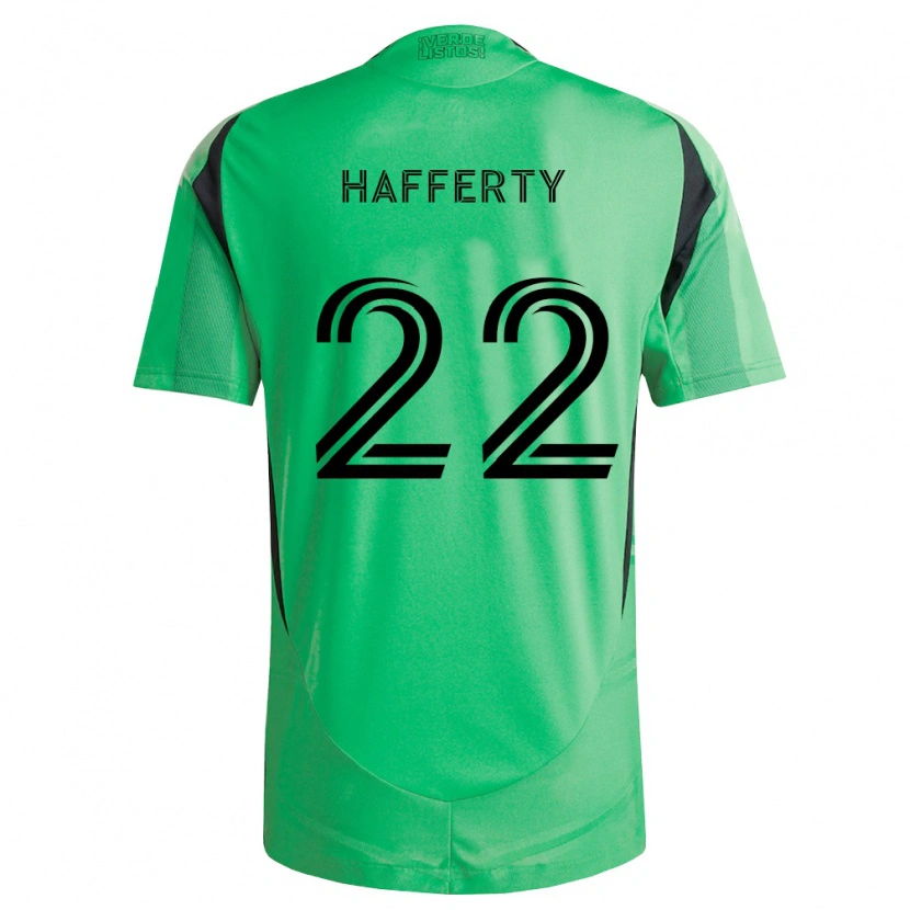 Danxen Homme Maillot Joe Hafferty #22 Vert Émeraude Noir Tenues Domicile 2026/27 T-Shirt