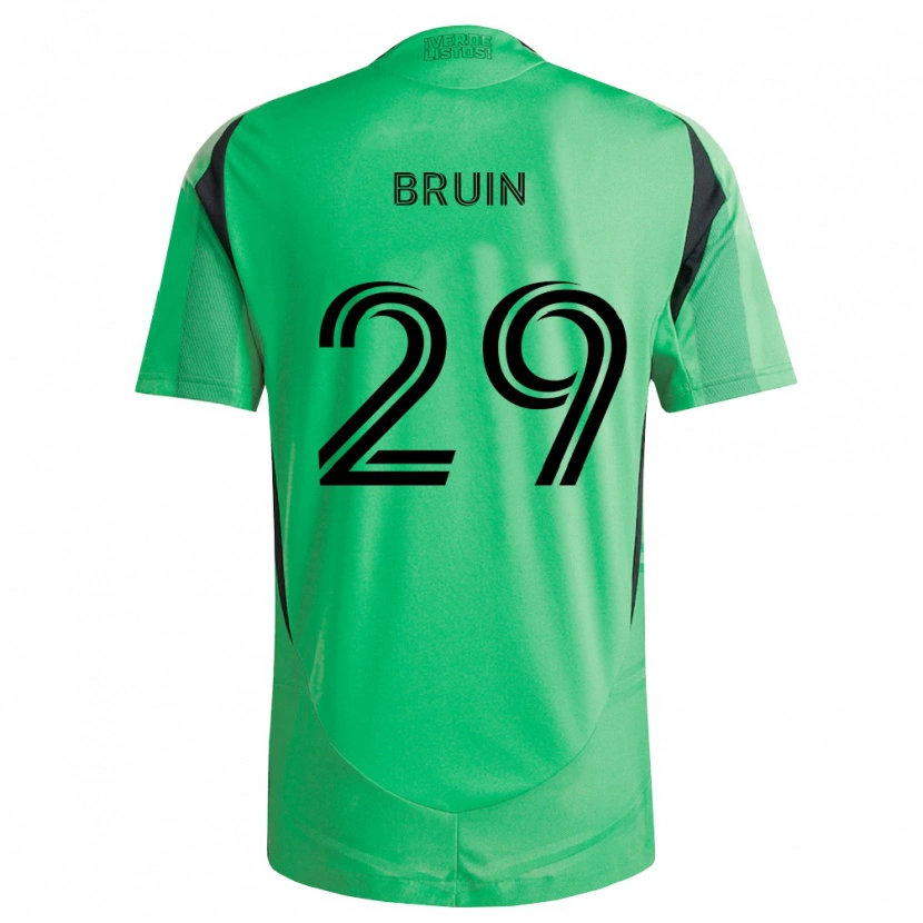 Danxen Homme Maillot Will Bruin #29 Vert Émeraude Noir Tenues Domicile 2026/27 T-Shirt