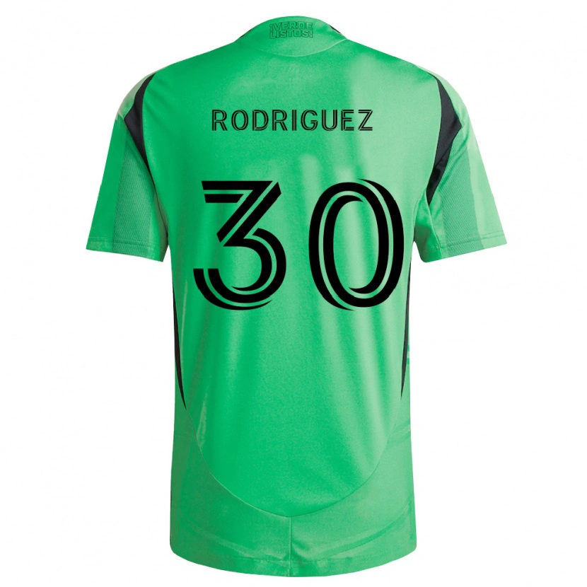 Danxen Homme Maillot Memo Rodríguez #30 Vert Émeraude Noir Tenues Domicile 2026/27 T-Shirt