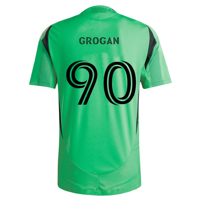 Danxen Homme Maillot Peter Grogan #90 Vert Émeraude Noir Tenues Domicile 2026/27 T-Shirt