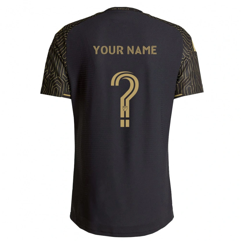 Danxen Homme Maillot Votre Nom #0 Marron Noir Tenues Domicile 2026/27 T-Shirt