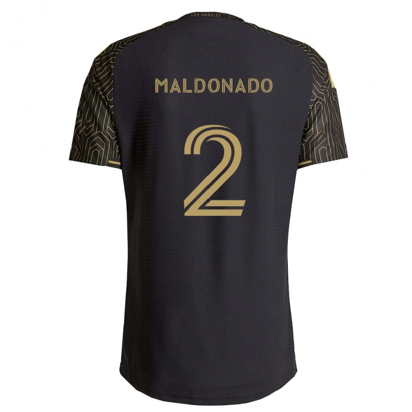 Danxen Homme Maillot Denil Maldonado #2 Marron Noir Tenues Domicile 2026/27 T-Shirt