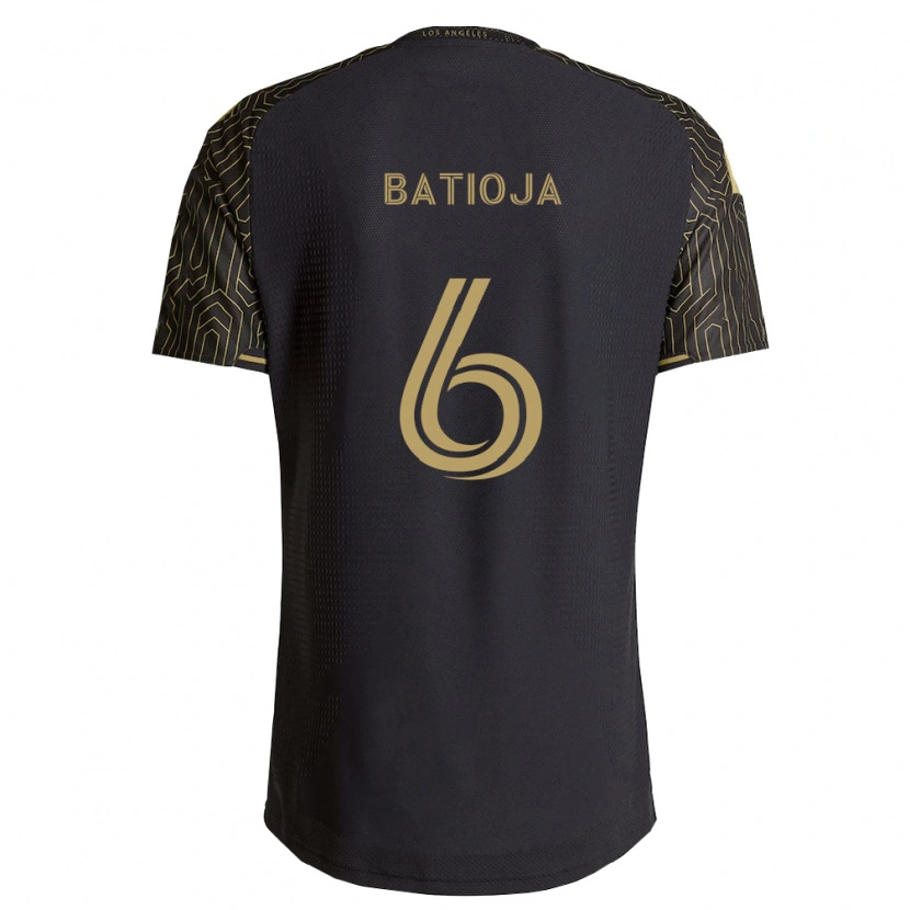 Danxen Homme Maillot Jeremy Batioja #6 Marron Noir Tenues Domicile 2026/27 T-Shirt