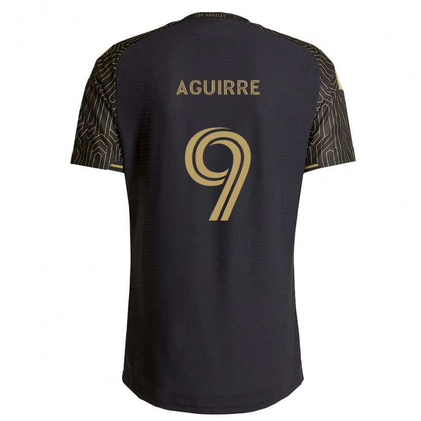 Danxen Homme Maillot Dustin Aguirre #9 Marron Noir Tenues Domicile 2026/27 T-Shirt