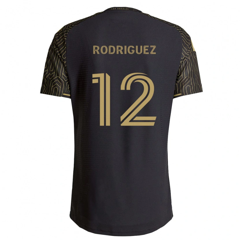 Danxen Homme Maillot Jeremi Rodriguez #12 Marron Noir Tenues Domicile 2026/27 T-Shirt