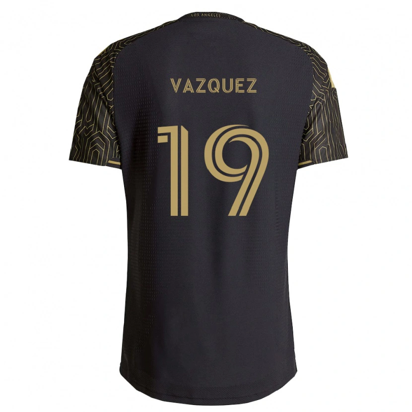 Danxen Homme Maillot Favian Vazquez #19 Marron Noir Tenues Domicile 2026/27 T-Shirt