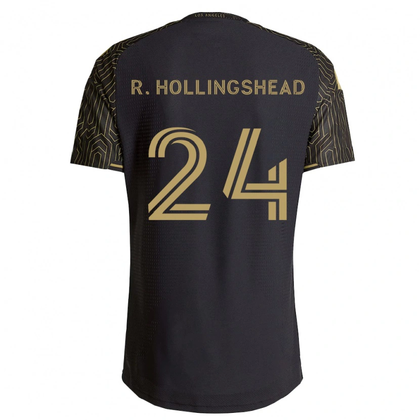 Danxen Homme Maillot Ryan Hollingshead #24 Marron Noir Tenues Domicile 2026/27 T-Shirt
