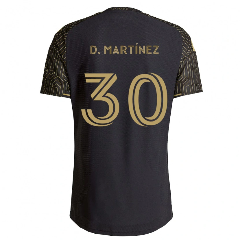 Danxen Homme Maillot David Martínez #30 Marron Noir Tenues Domicile 2026/27 T-Shirt