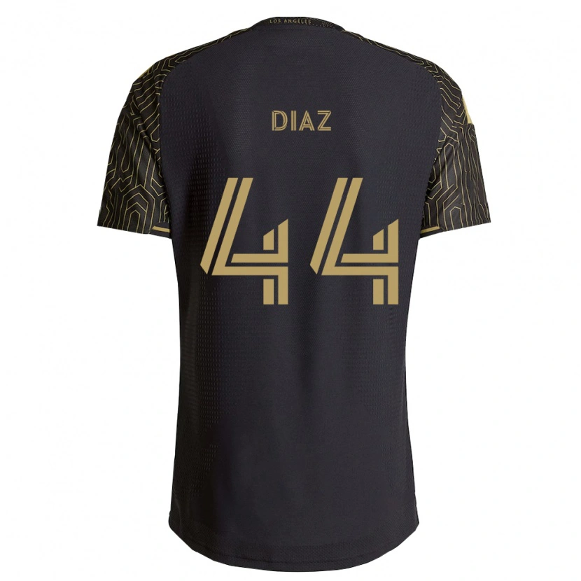 Danxen Homme Maillot Christian Díaz #44 Marron Noir Tenues Domicile 2026/27 T-Shirt