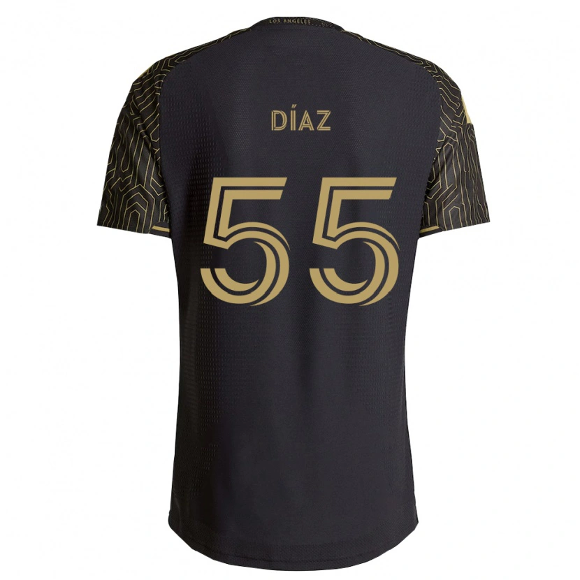 Danxen Homme Maillot Érick Díaz #55 Marron Noir Tenues Domicile 2026/27 T-Shirt