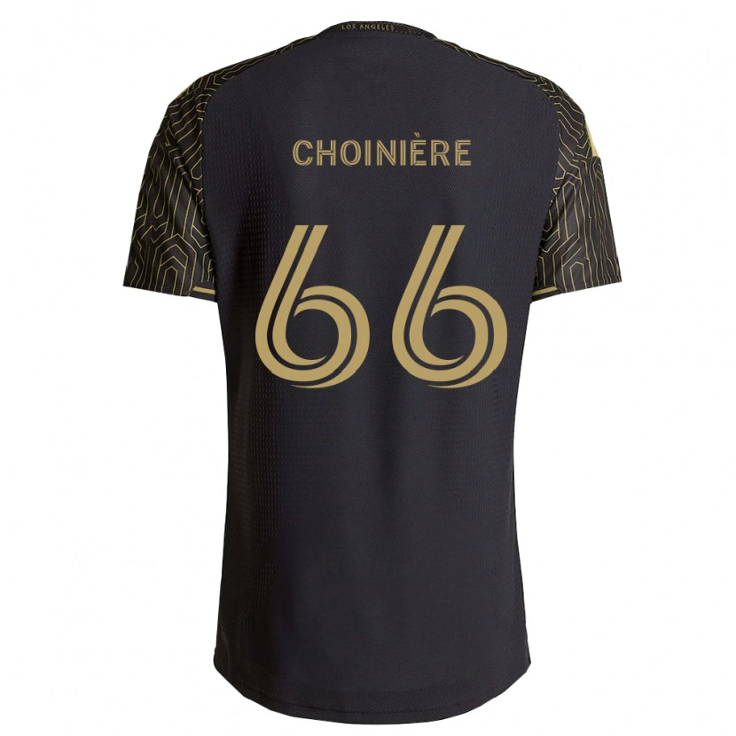 Danxen Homme Maillot Mathieu Choinière #66 Marron Noir Tenues Domicile 2026/27 T-Shirt