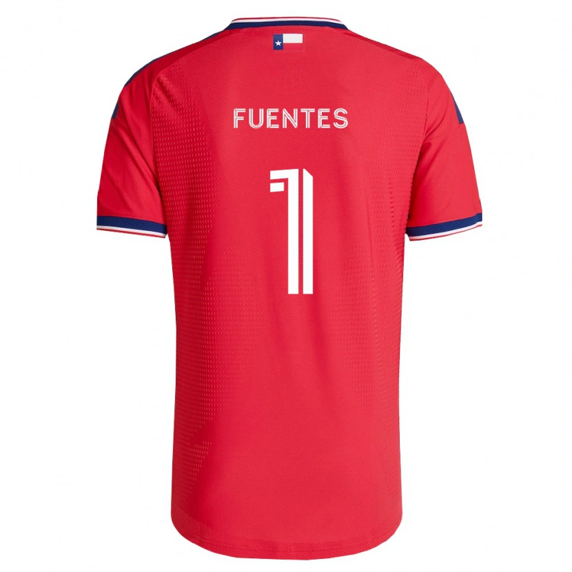 Danxen Homme Maillot Eliezer Fuentes #1 Rouge Bleu Blanc Tenues Domicile 2026/27 T-Shirt