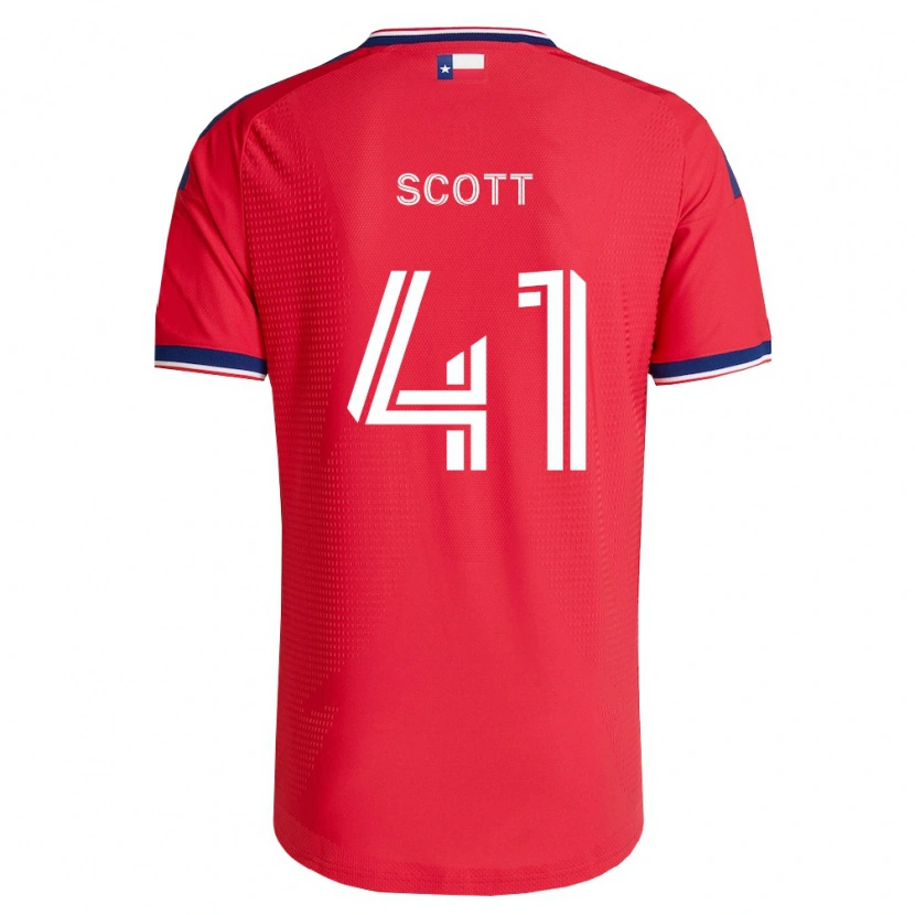 Danxen Homme Maillot Tarik Scott #41 Rouge Bleu Blanc Tenues Domicile 2026/27 T-Shirt