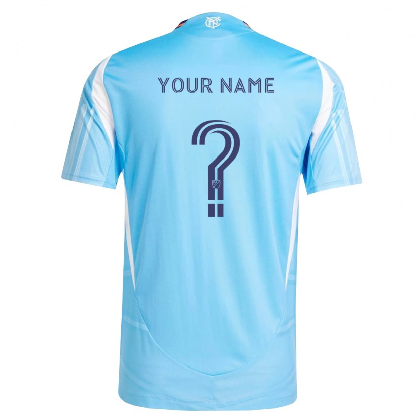 Danxen Homme Maillot Votre Nom #0 Bleu Ciel Blanc Tenues Domicile 2026/27 T-Shirt