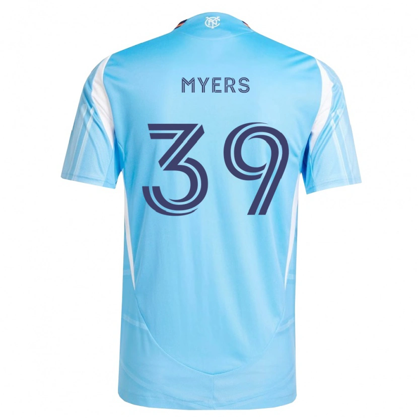 Danxen Homme Maillot Md Myers #39 Bleu Ciel Blanc Tenues Domicile 2026/27 T-Shirt