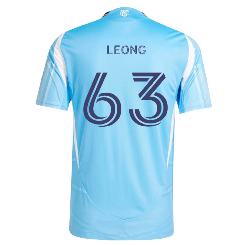 Danxen Homme Maillot Matthew Leong #63 Bleu Ciel Blanc Tenues Domicile 2026/27 T-Shirt