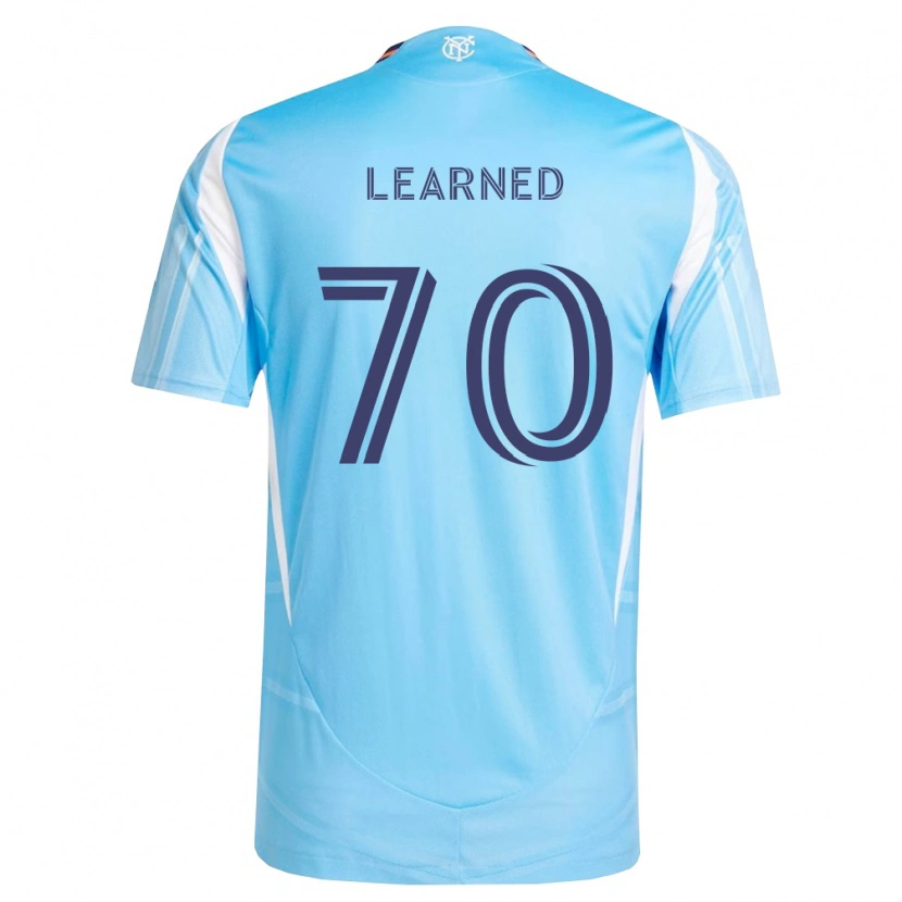 Danxen Homme Maillot Mac Learned #70 Bleu Ciel Blanc Tenues Domicile 2026/27 T-Shirt