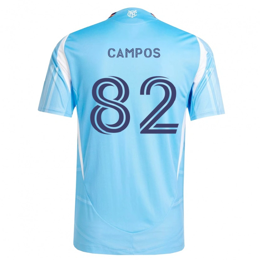 Danxen Homme Maillot Adonis Campos #82 Bleu Ciel Blanc Tenues Domicile 2026/27 T-Shirt