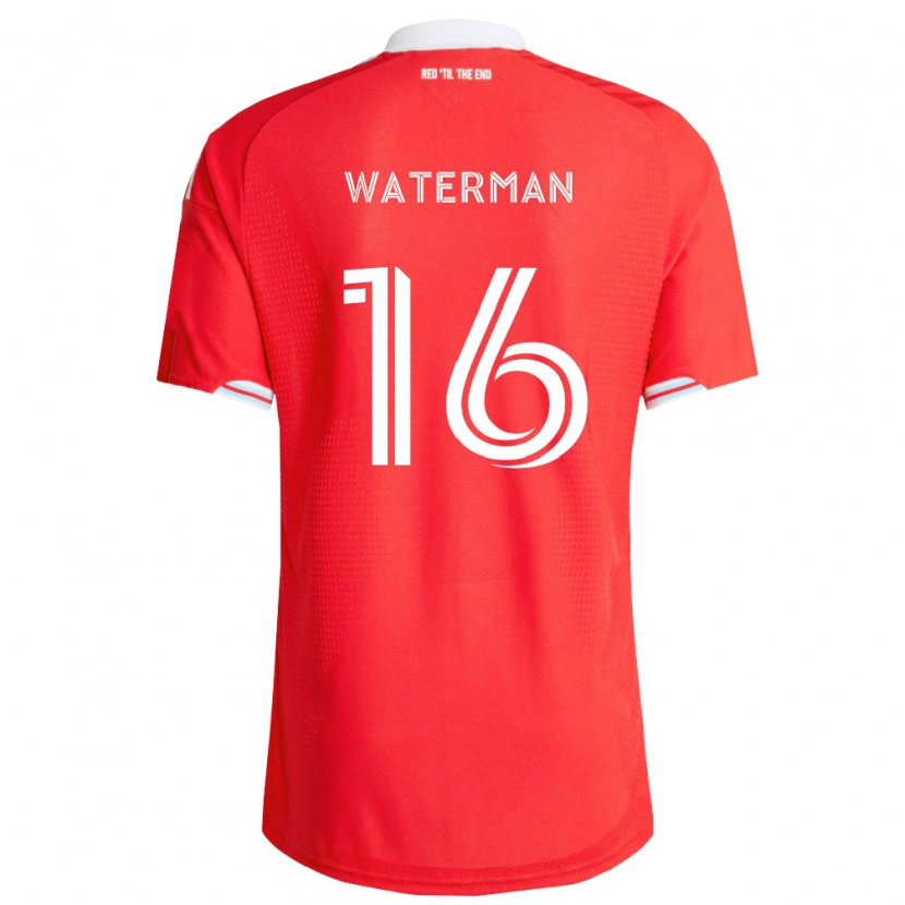 Danxen Homme Maillot Joel Waterman #16 Rouge Bleu Foncé Blanc Tenues Domicile 2026/27 T-Shirt