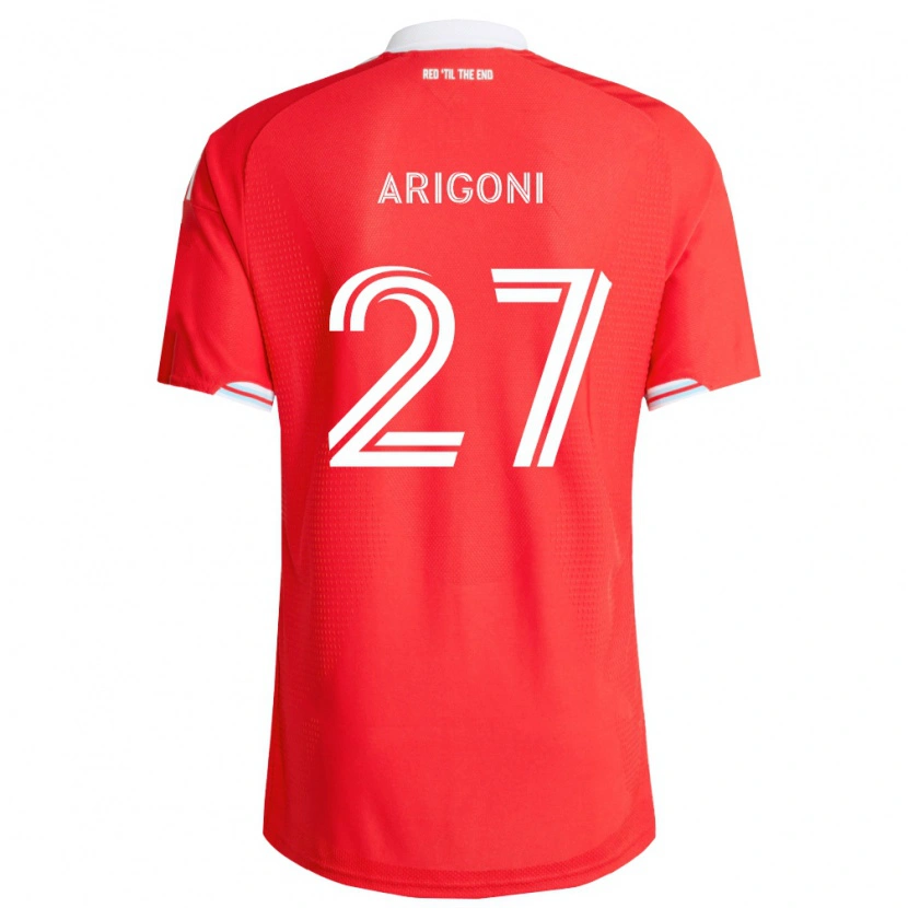 Danxen Homme Maillot Allan Arigoni #27 Rouge Bleu Foncé Blanc Tenues Domicile 2026/27 T-Shirt