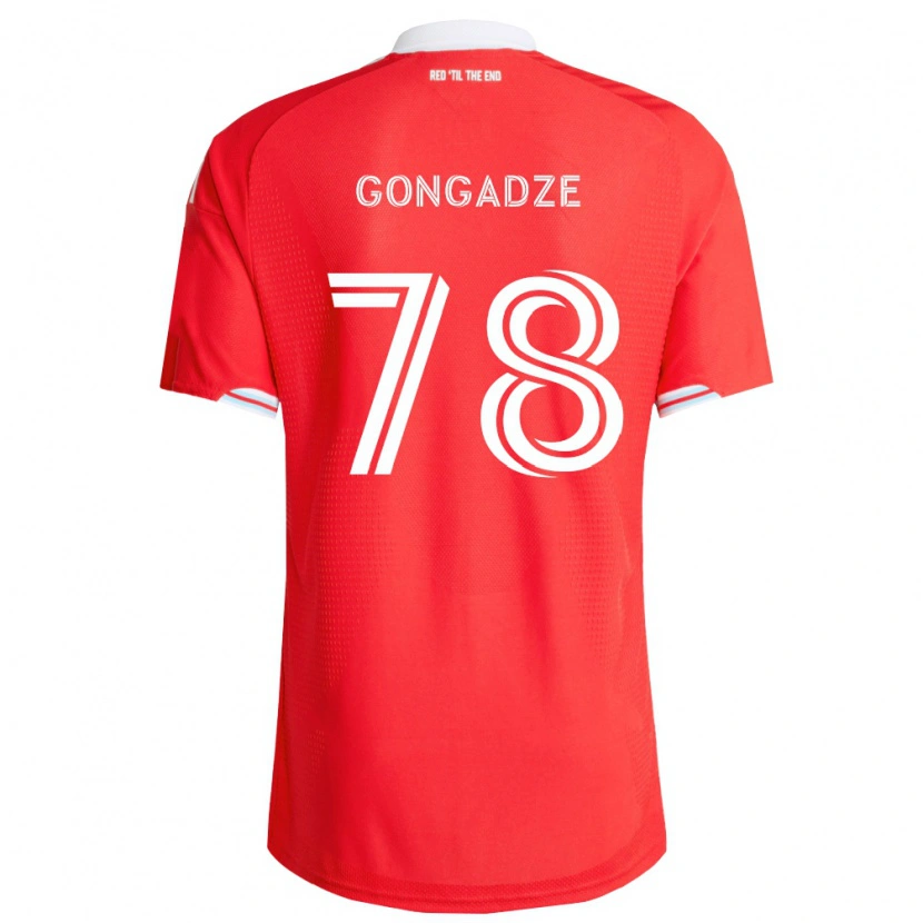 Danxen Homme Maillot Giorgi Gongadze #78 Rouge Bleu Foncé Blanc Tenues Domicile 2026/27 T-Shirt