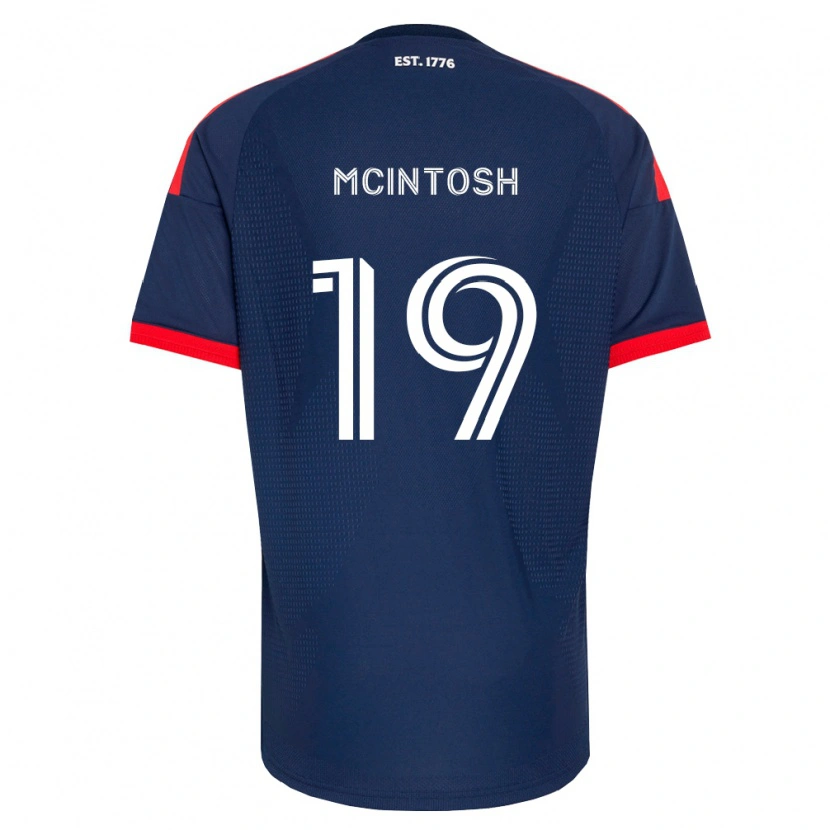 Danxen Homme Maillot Damario Mcintosh #19 Bleu Royal Rouge Blanc Tenues Domicile 2026/27 T-Shirt