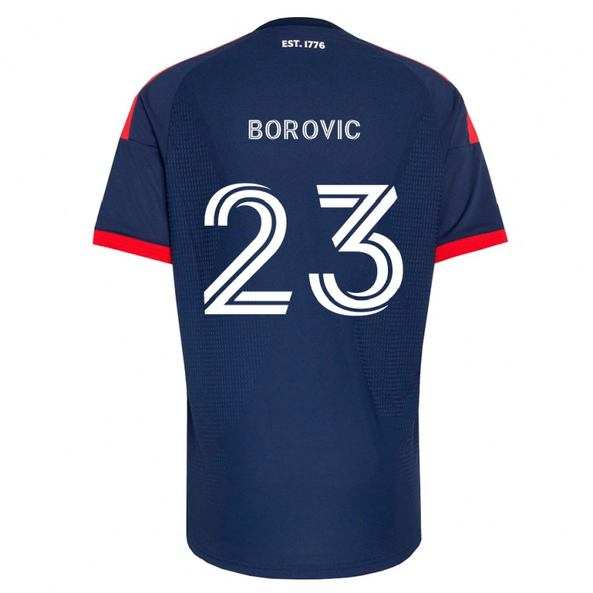 Danxen Homme Maillot Luka Borovic #23 Bleu Royal Rouge Blanc Tenues Domicile 2026/27 T-Shirt