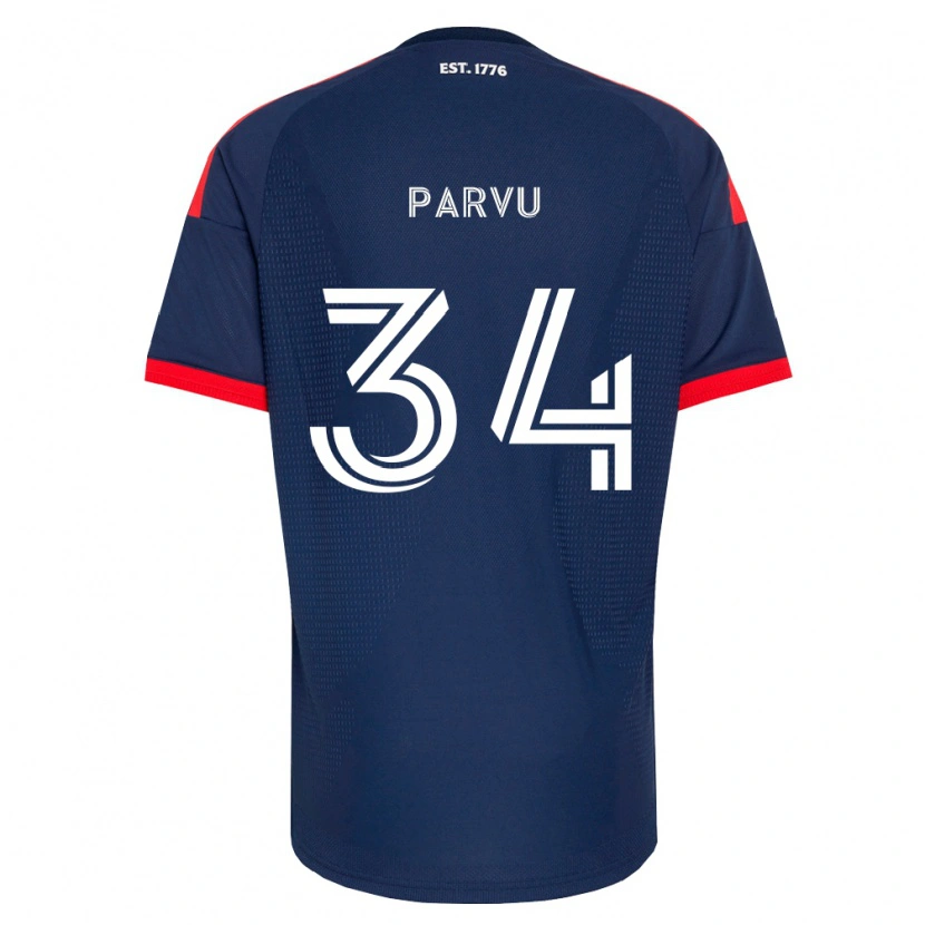 Danxen Homme Maillot Alexandru Parvu #34 Bleu Royal Rouge Blanc Tenues Domicile 2026/27 T-Shirt