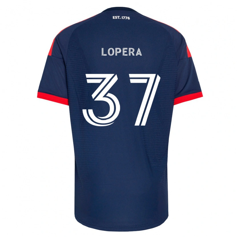 Danxen Homme Maillot Steban Lopera #37 Bleu Royal Rouge Blanc Tenues Domicile 2026/27 T-Shirt