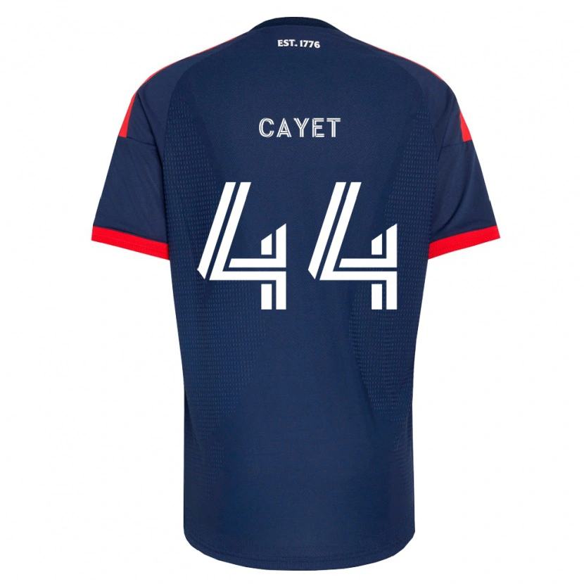 Danxen Homme Maillot Pierre Cayet #44 Bleu Royal Rouge Blanc Tenues Domicile 2026/27 T-Shirt