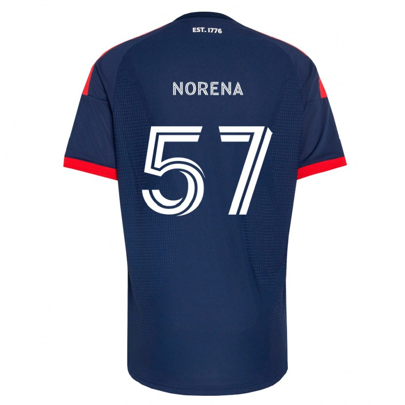 Danxen Homme Maillot Bryan Norena #57 Bleu Royal Rouge Blanc Tenues Domicile 2026/27 T-Shirt