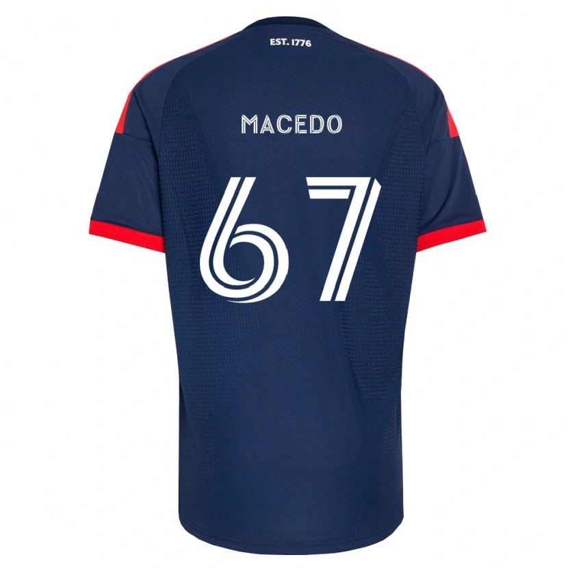 Danxen Homme Maillot Josh Macedo #67 Bleu Royal Rouge Blanc Tenues Domicile 2026/27 T-Shirt