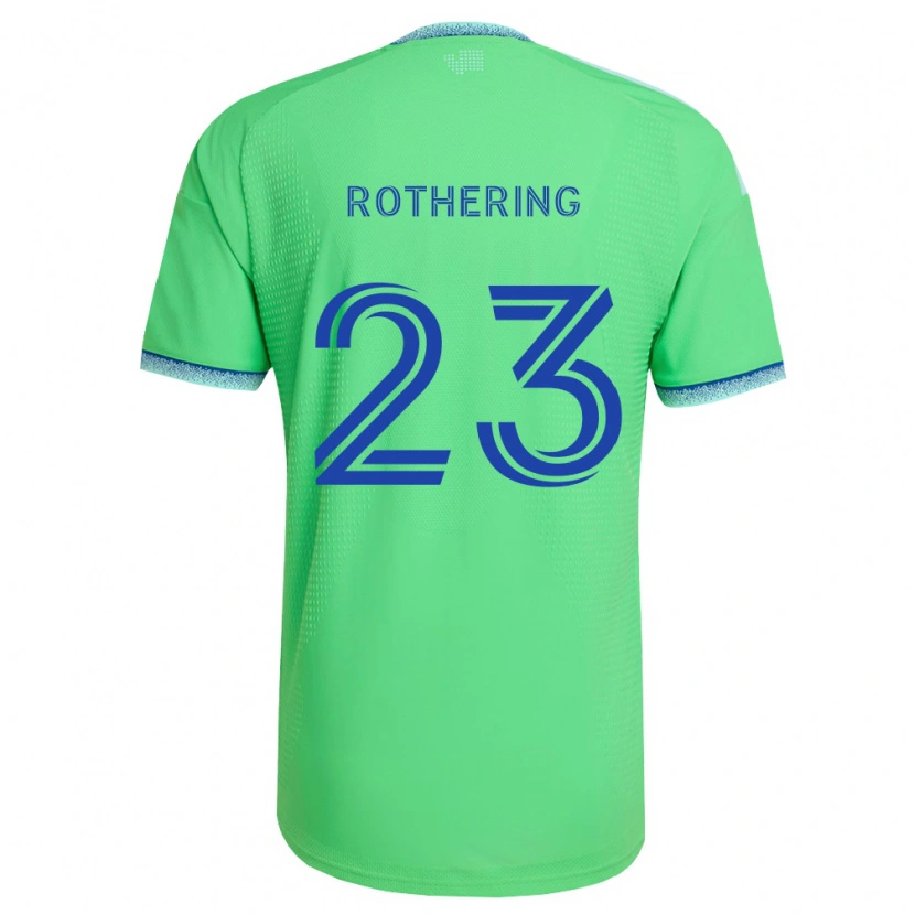 Danxen Homme Maillot Holly Rothering #23 Vert Bleu Clair Tenues Domicile 2026/27 T-Shirt
