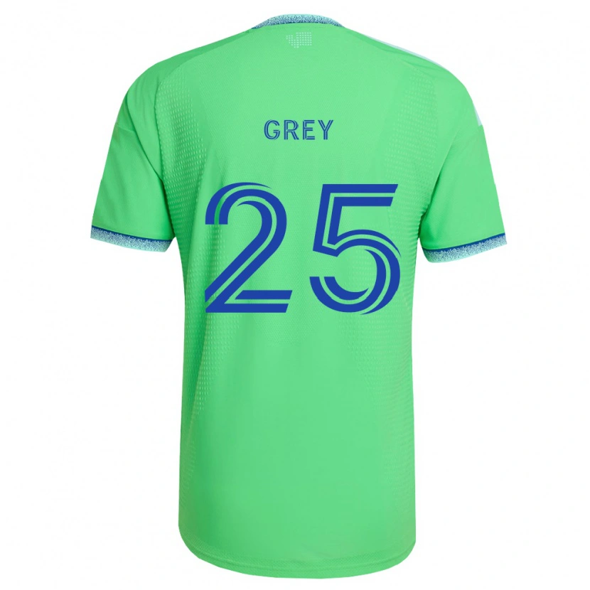 Danxen Homme Maillot Mireya Grey #25 Vert Bleu Clair Tenues Domicile 2026/27 T-Shirt