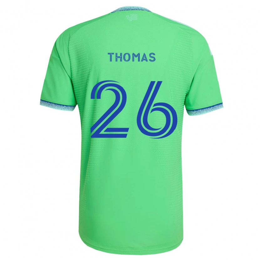 Danxen Homme Maillot Andrew Thomas #26 Vert Bleu Clair Tenues Domicile 2026/27 T-Shirt