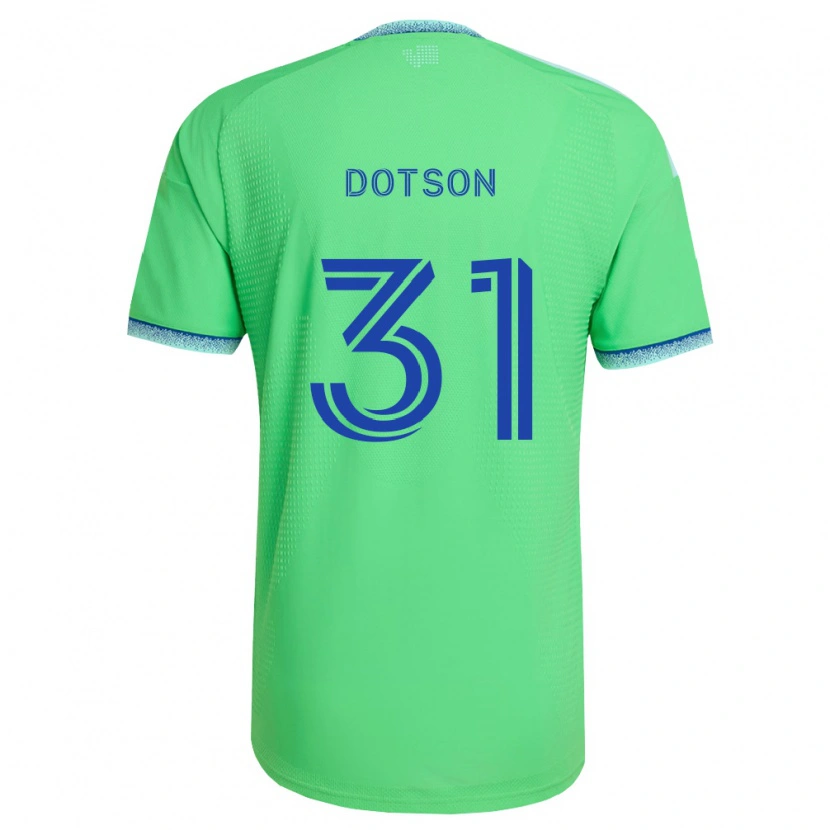 Danxen Homme Maillot Hassani Dotson #31 Vert Bleu Clair Tenues Domicile 2026/27 T-Shirt
