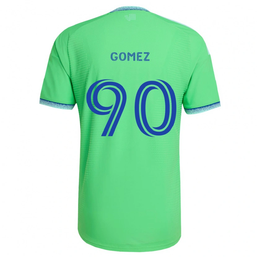 Danxen Homme Maillot Sebastian Gomez #90 Vert Bleu Clair Tenues Domicile 2026/27 T-Shirt