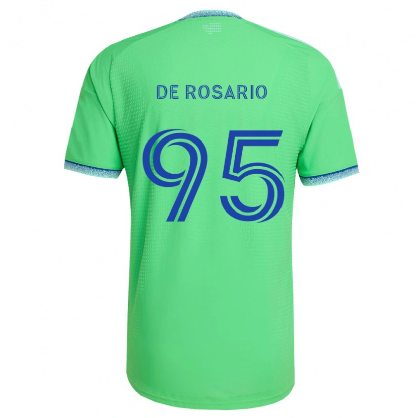Danxen Homme Maillot Osaze De Rosario #95 Vert Bleu Clair Tenues Domicile 2026/27 T-Shirt